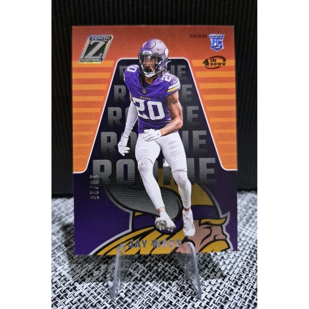 2023 Panini Zenith - Rookies Jay Ward #152 4th Down /25 (RC)